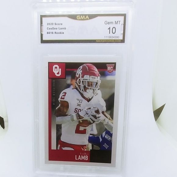 2020 Score CeeDee Lamb #416 Rookie - Picture 1 of 2